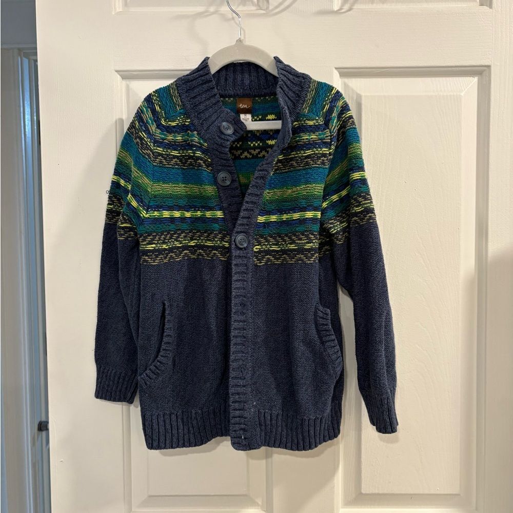 Tea Collection Multicolor Knit Cardigan Sweater